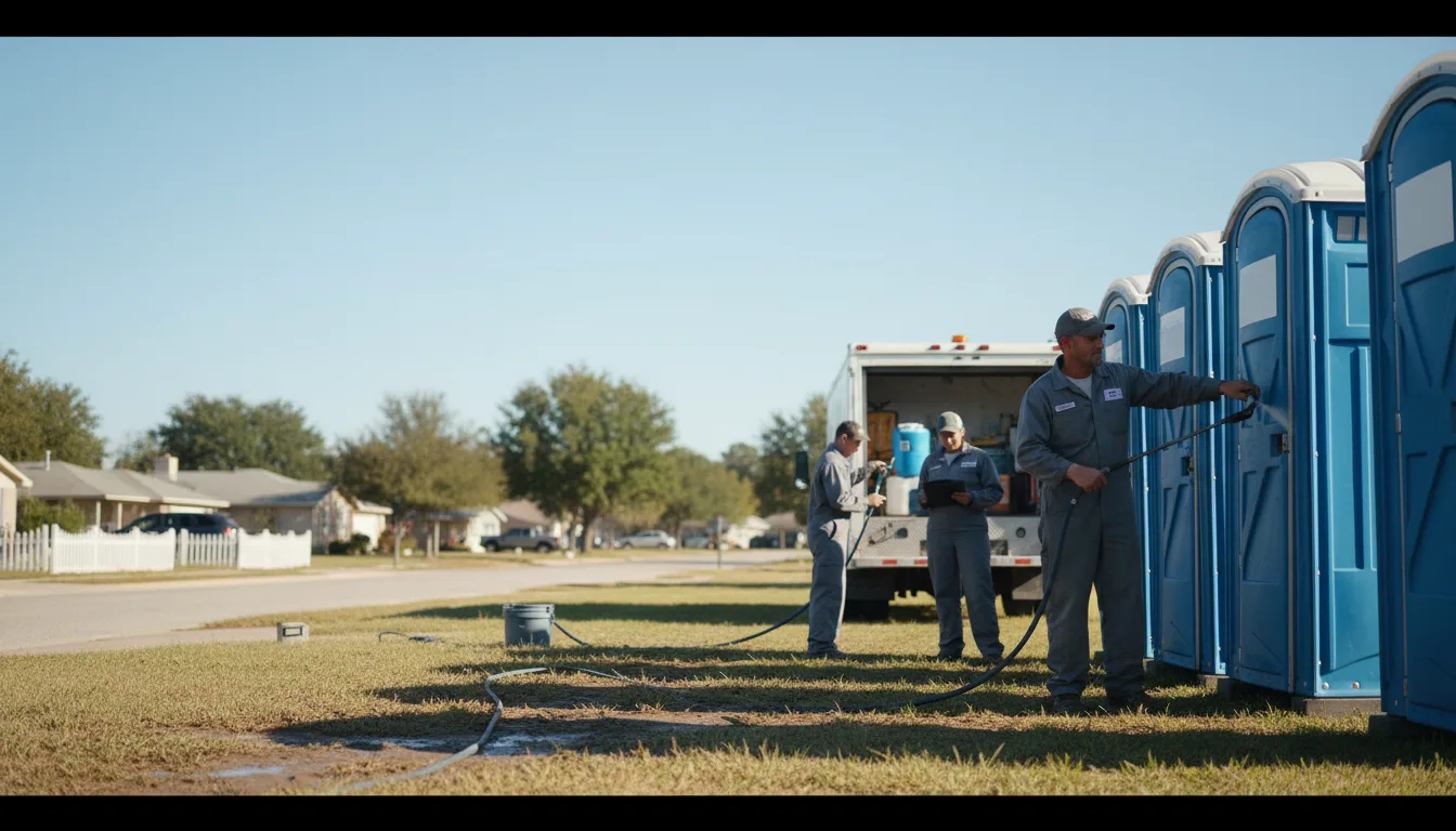 Long-Term Portable Toilet Rental in Columbia City, IN near me